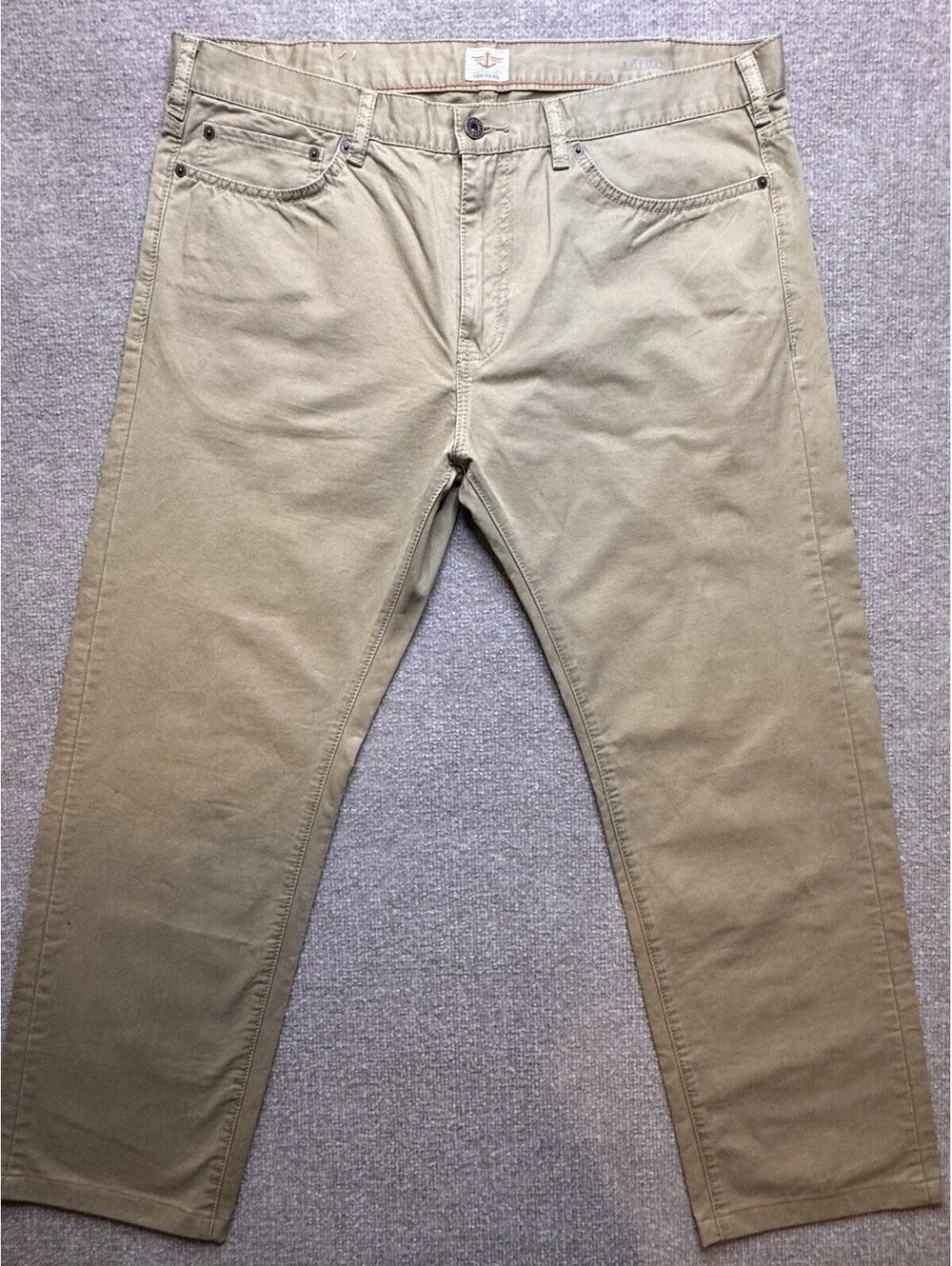 Dockers Men's Tan Denim W38 X L32 5 Pocket Jeans (980)